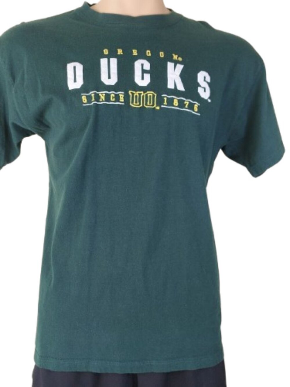 Fourth & One Men's Dark Green Oregon Ducks Short-Sleeve Graphic T-Shirt Size XL